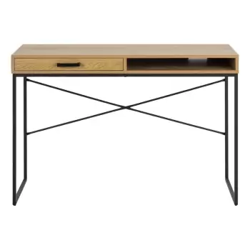 Birou in decor de stejar salbatic Actona, 110 x 45 cm imagine