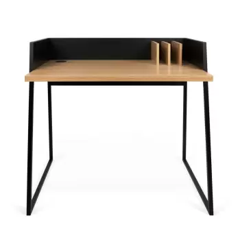 Birou TemaHome Volga Oak, negru imagine