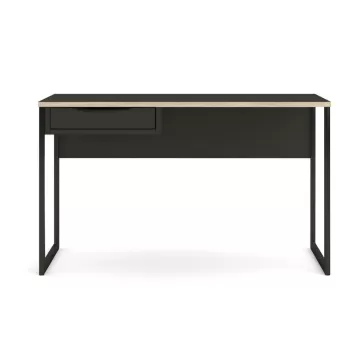 Birou Tvilum Function Plus, 130x48 cm, negru imagine
