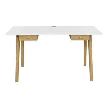 Birou Woodman Nice, alb imagine