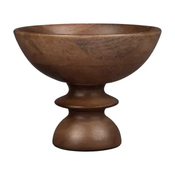 Bol decorativ din lemn o 14 cm Gwen - Dutchbone imagine