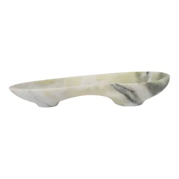 Bol decorativ din marmura 13x37 cm Organic - PT LIVING imagine