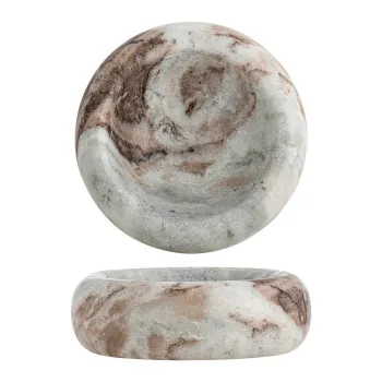 Bol decorativ din marmura o 15 cm Indah - Bloomingville imagine