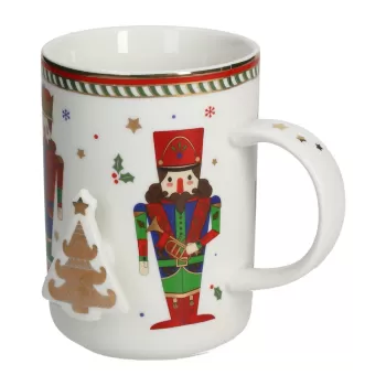 Cana alba de Craciun Mug - Brandani imagine