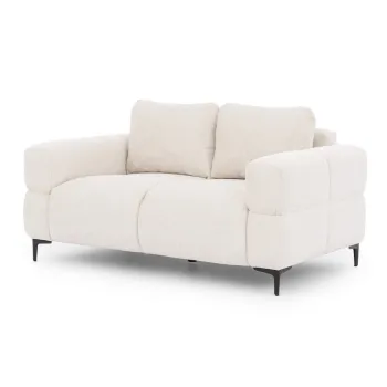 Canapea alba 154 cm Helio - Ropez imagine