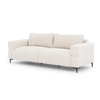 Canapea alba 217 cm Helio - Ropez imagine