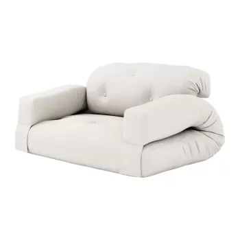 Canapea alba/bej 140 cm Hippo - Karup Design imagine