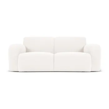 Canapea alba cu tapiterie din stofa boucle 170 cm Molino - Micadoni Home imagine