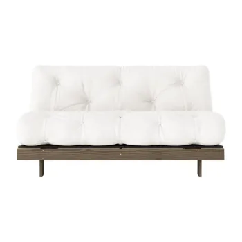 Canapea alba extensibila 160 cm Roots - Karup Design imagine