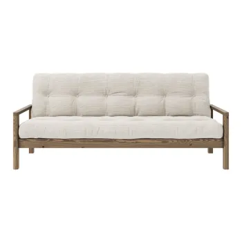 Canapea alba extensibila 205 cm Knob - Karup Design imagine