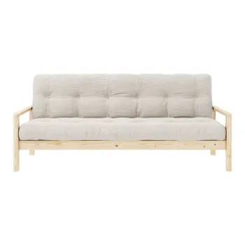 Canapea alba extensibila 205 cm Knob - Karup Design imagine