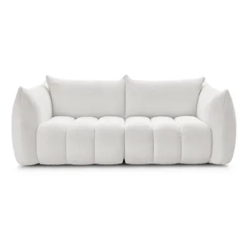 Canapea albAcu tapiE>erie din E>esAfturAbouclA(C) 234 cm Azra aEURBobochic Paris imagine