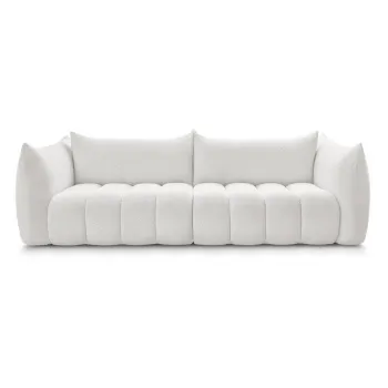 Canapea albAcu tapiE>erie din E>esAfturAbouclA(C) 286 cm Azra aEURBobochic Paris imagine
