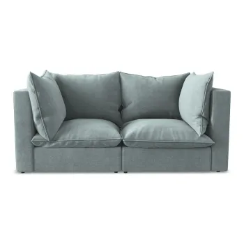 Canapea albastra 180 cm Manao - Makamii imagine