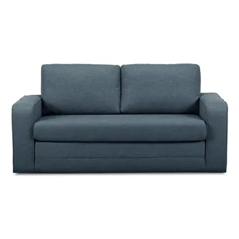 Canapea albastra extensibila 160 cm Come - Bobochic Paris imagine