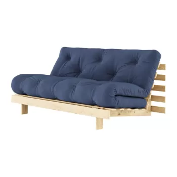 Canapea albastra extensibila 160 cm Roots - Karup Design imagine