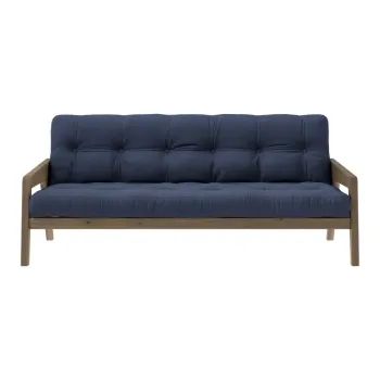 Canapea albastra extensibila 204 cm Grab - Karup Design imagine