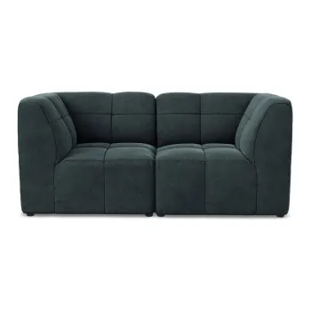 Canapea albastrAcu tapiE>erie din catifea 180 cm Aloha aEURMakamii imagine