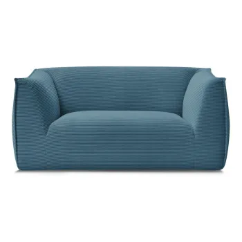 Canapea albastrAcu tapiE>erie din catifea reiatA170 cm Giorgia aEURBobochic Paris imagine