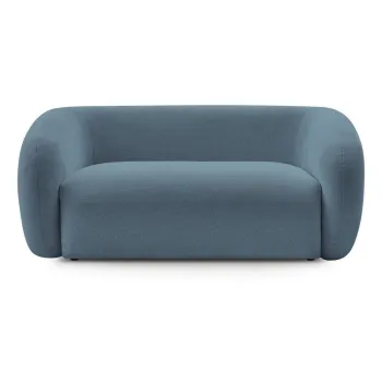 Canapea albastrAcu tapiE>erie din chenille 160 cm Celine aEURBobochic Paris imagine