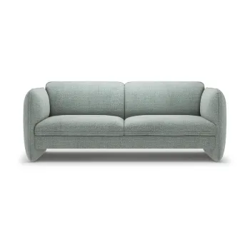 Canapea albastrAcu tapiE>erie din chenille 204 cm Georgia aEURMicadoni imagine