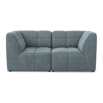 Canapea albastrAcu tapiE>erie din E>esAfturAbouclA(C) 180 cm Aloha aEURMakamii imagine