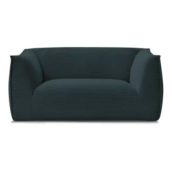 Canapea albastru-A(R)nchis cu tapiE>erie din catifea reiatA170 cm Giorgia aEURBobochic Paris imagine