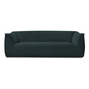 Canapea albastru-A(R)nchis cu tapiE>erie din catifea reiatA242 cm Giorgia aEURBobochic Paris imagine