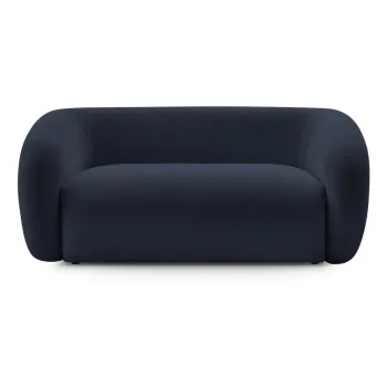 Canapea albastru-A(R)nchis cu tapiE>erie din chenille 160 cm Celine aEURBobochic Paris imagine