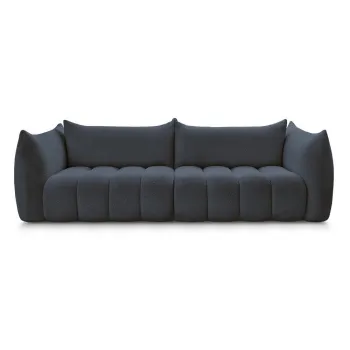 Canapea albastru-A(R)nchis cu tapiE>erie din E>esAfturAbouclA(C) 286 cm Azra aEURBobochic Paris imagine