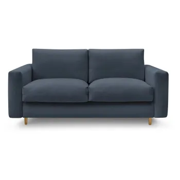 Canapea albastru-A(R)nchis pentru dormitul zilnic/extensibilA220 cm Cocoone aEURBobochic Paris imagine