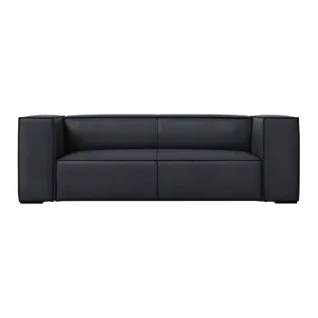 Canapea albastru-inchis cu tapiterie din piele 212 cm Madame - Windsor & Co Sofas imagine
