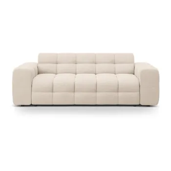 Canapea bej 222 cm Kendal - Micadoni imagine