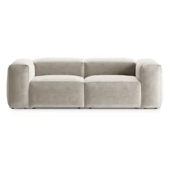 Canapea bej 224 cm Bergano - Cosmopolitan Design imagine