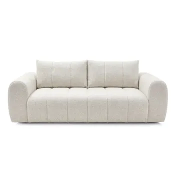 Canapea bej 242 cm Nesty - Bobochic Paris imagine