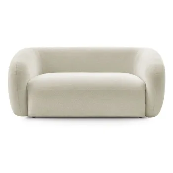 Canapea bej cu tapiE>erie din chenille 160 cm Celine aEURBobochic Paris imagine