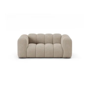 Canapea bej cu tapiE>erie din chenille 170 cm Lupine aEURMicadoni imagine