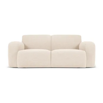 Canapea bej cu tapiterie din stofa boucle 170 cm Molino - Micadoni Home imagine