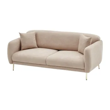 Canapea bej extensibila 210 cm Simena - Balcab Home imagine