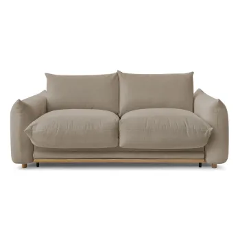 Canapea bej extensibila 214 cm Ernest - Bobochic Paris imagine