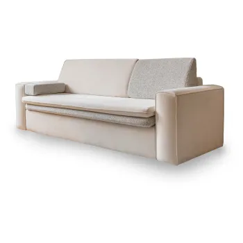 Canapea bej extensibila 237 cm Wilson - Miuform imagine