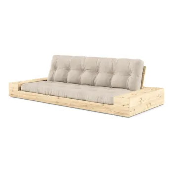 Canapea bej extensibila 244 cm Base - Karup Design imagine