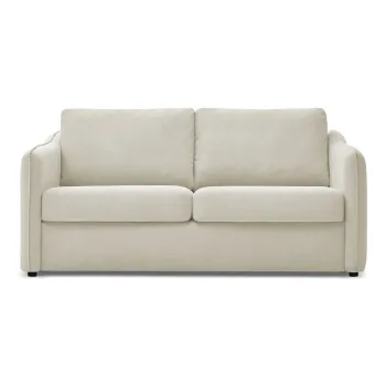 Canapea bej pentru dormitul zilnic/extensibila 178 cm Lenny - Bobochic Paris imagine