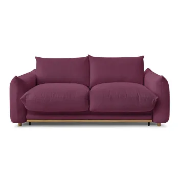 Canapea burgundy extensibila 214 cm Ernest - Bobochic Paris imagine
