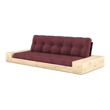 Canapea burgundy extensibila 244 cm Base - Karup Design imagine