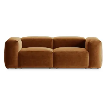 Canapea caramizie 224 cm Bergano - Cosmopolitan Design imagine