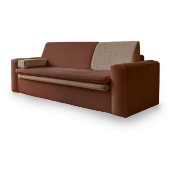 Canapea caramizie extensibila 237 cm Wilson - Miuform imagine