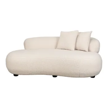 Canapea crem 185 cm Noxx - White Label imagine