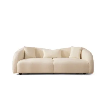 Canapea crem 236 cm Venedik - Artie imagine