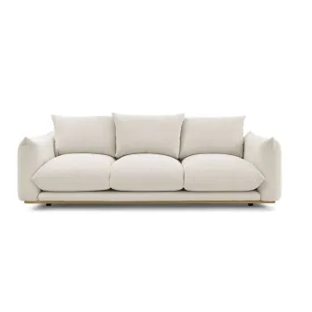 Canapea crem 265 cm Ernest - Bobochic Paris imagine